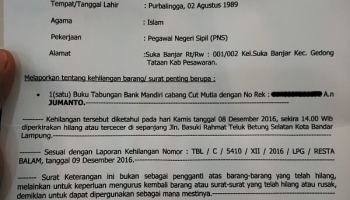 Detail Bahaya Buku Tabungan Hilang Nomer 49