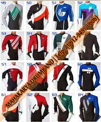 Detail Baju Gitapati Drumband Nomer 18