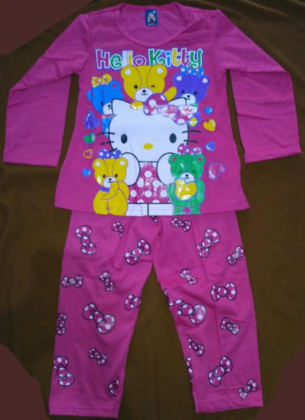 Detail Baju Hello Kitty Lengan Panjang Nomer 14