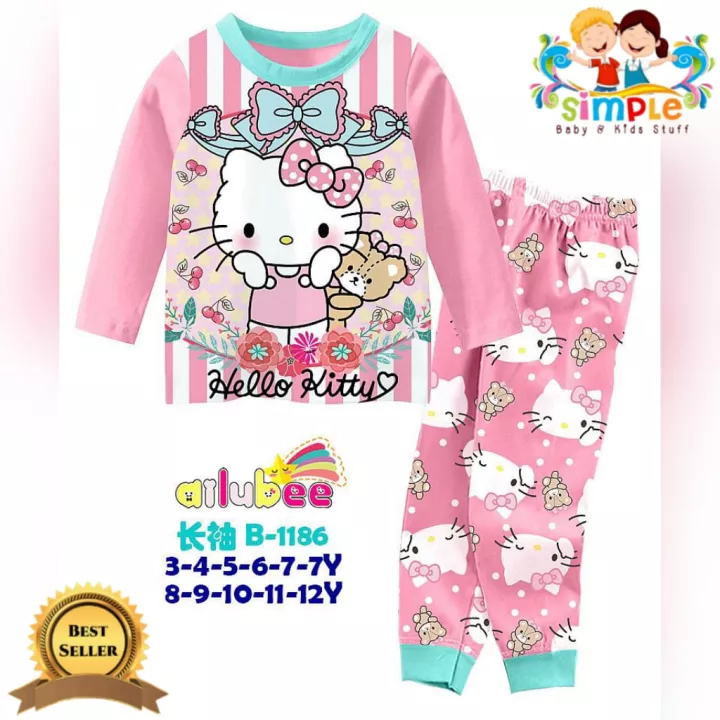 Detail Baju Hello Kitty Lengan Panjang Nomer 22