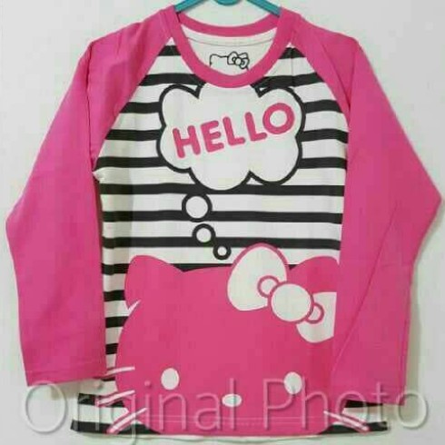 Detail Baju Hello Kitty Lengan Panjang Nomer 37