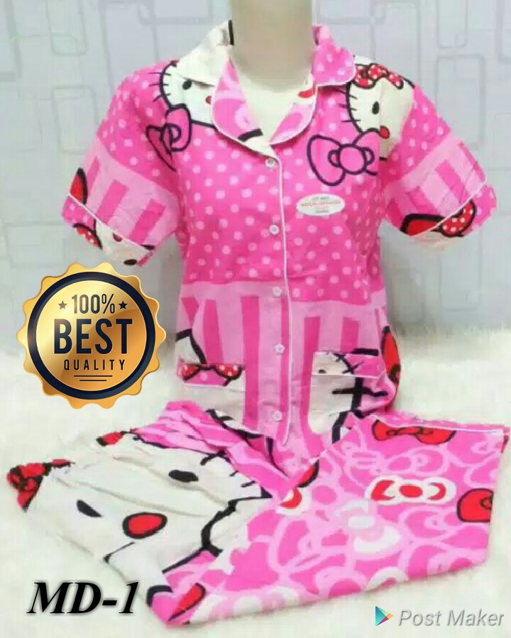 Detail Baju Hello Kitty Lengan Panjang Nomer 46