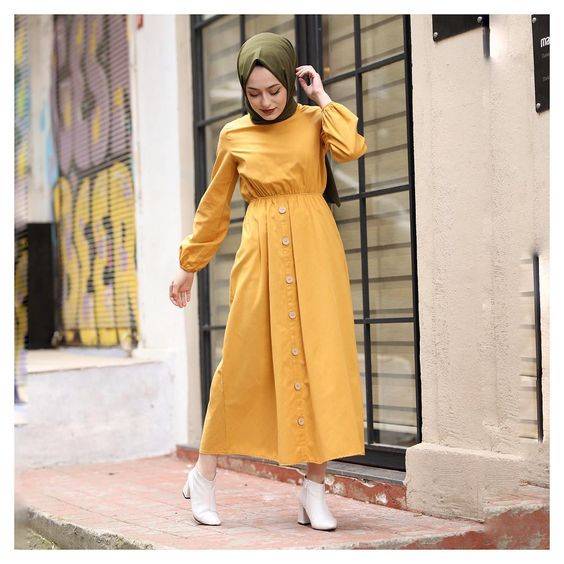 Detail Baju Warna Kuning Jilbab Warna Apa Nomer 25