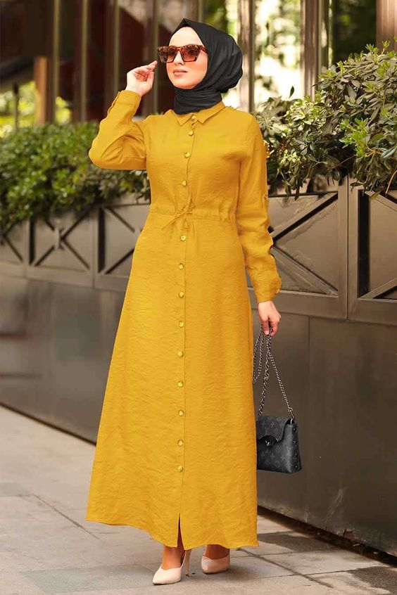 Detail Baju Warna Kuning Jilbab Warna Apa Nomer 48