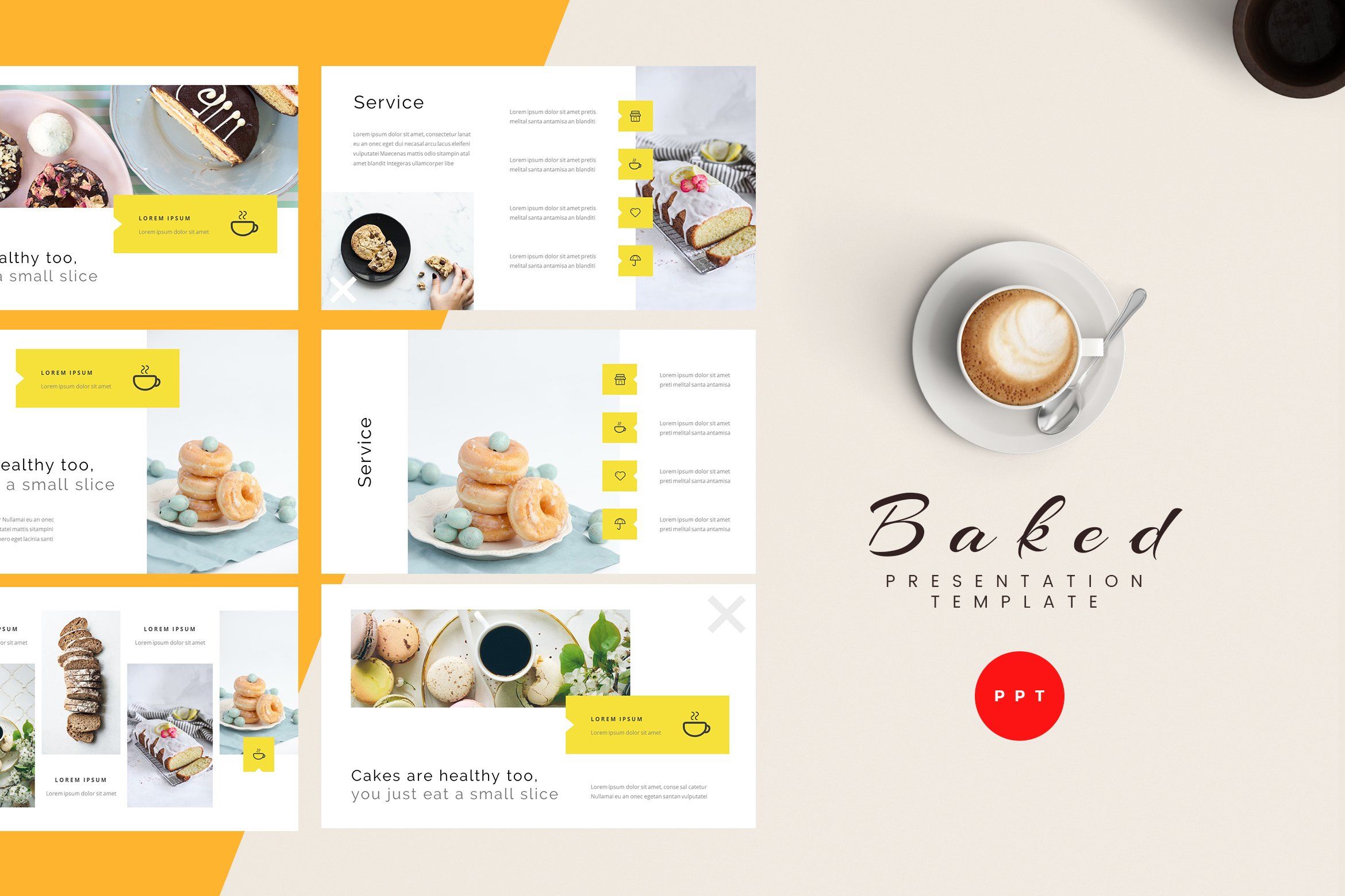 Detail Bakery Powerpoint Template Nomer 11