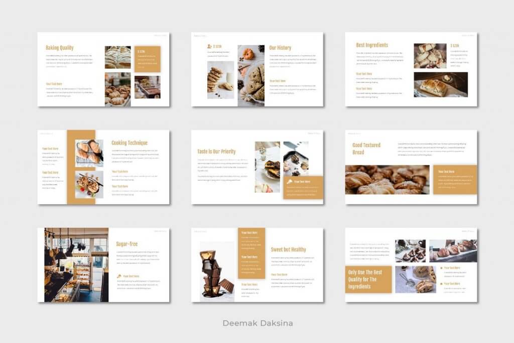 Detail Bakery Powerpoint Template Nomer 26