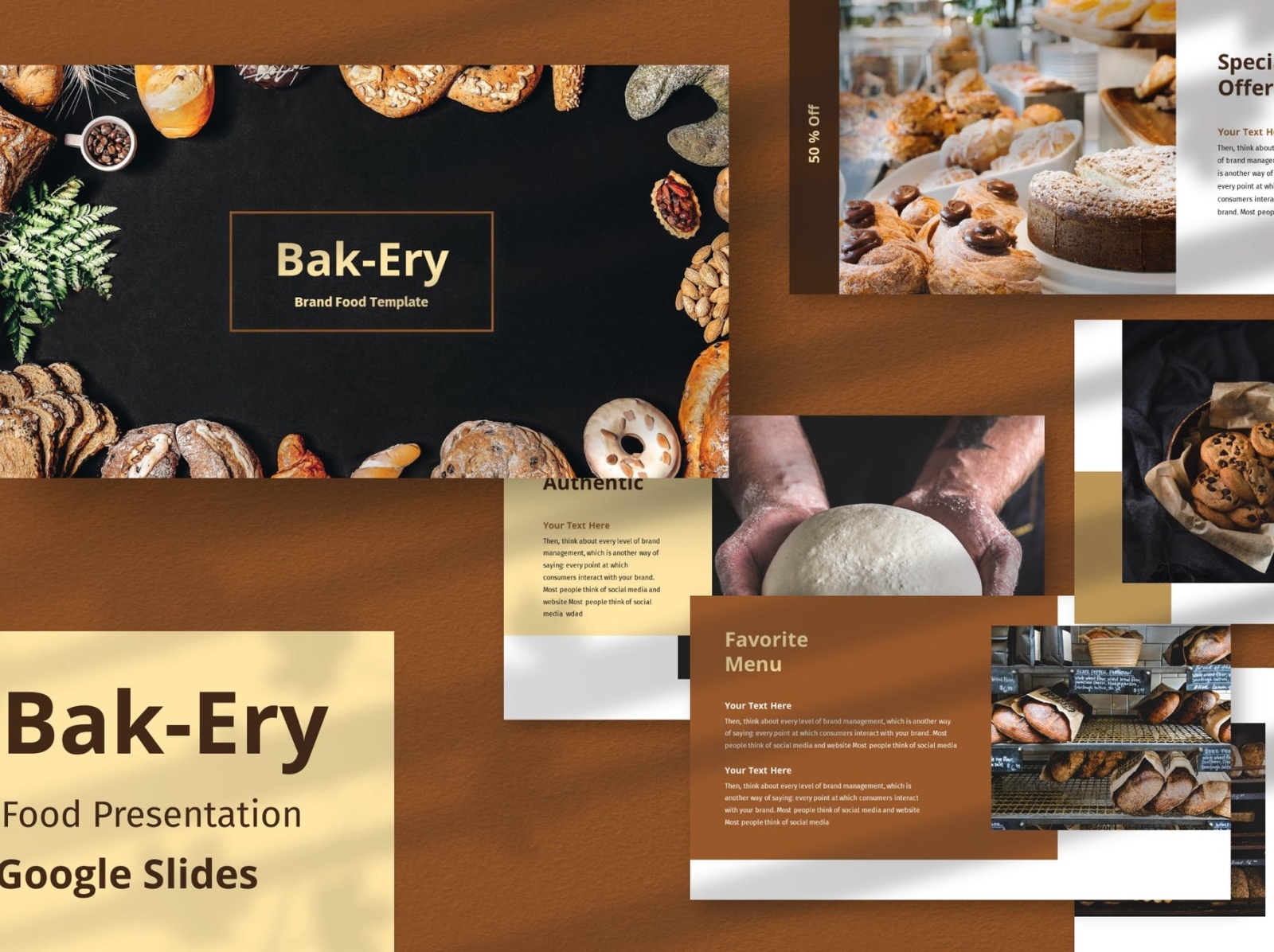 Detail Bakery Powerpoint Template Nomer 52