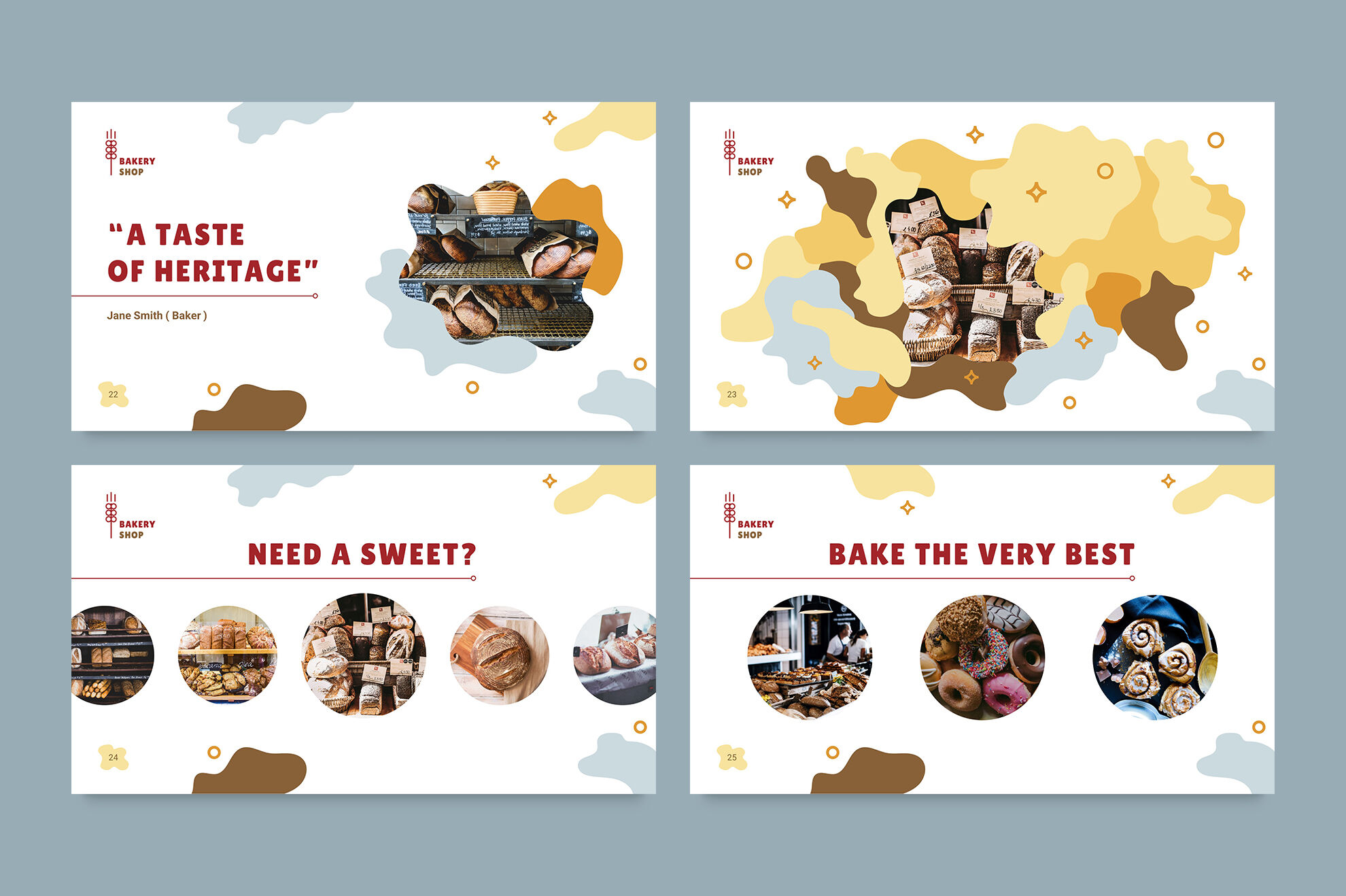 Detail Bakery Powerpoint Template Nomer 56