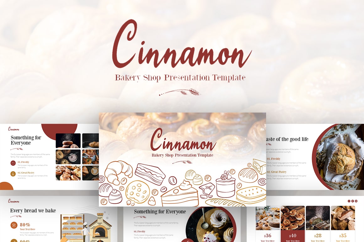 Detail Bakery Powerpoint Template Nomer 9