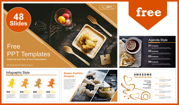 Detail Bakery Powerpoint Template Nomer 10