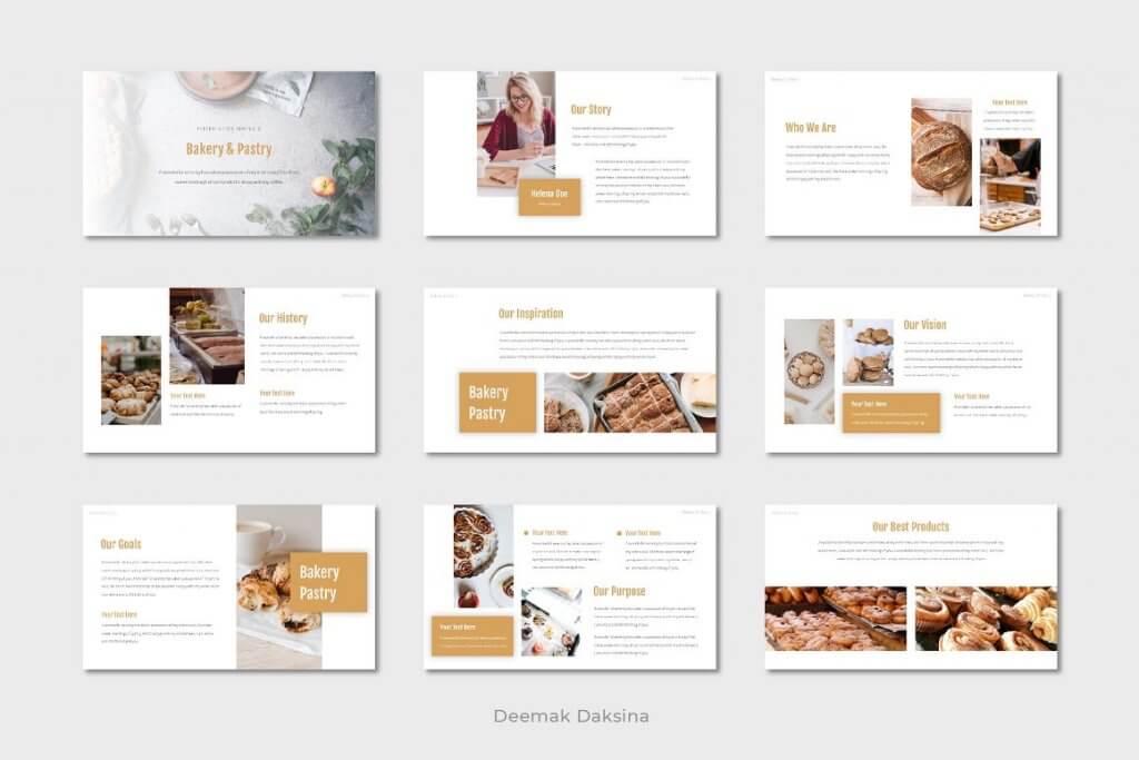 Detail Bakery Template Powerpoint Nomer 54