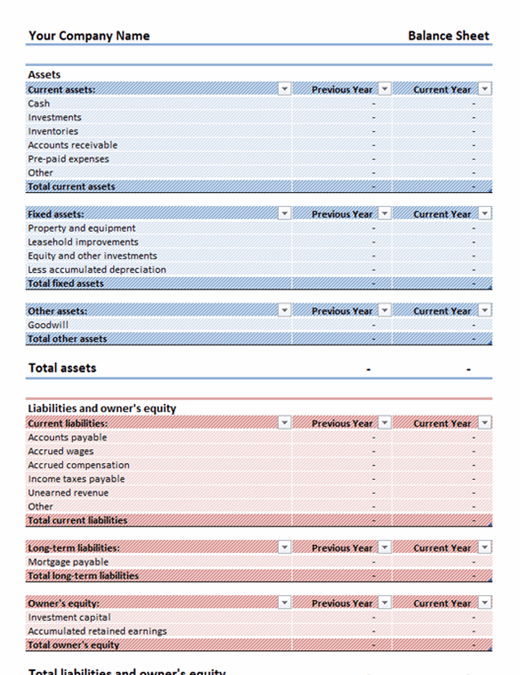 Detail Balance Statement Template Nomer 4