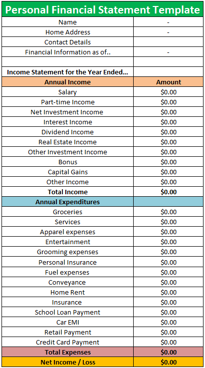 Detail Balance Statement Template Nomer 51