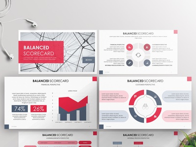 Detail Balanced Scorecard Powerpoint Template Download Free Nomer 57