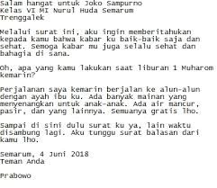 Detail Balasan Surat Bahasa Inggris Tentang Liburan Nomer 14