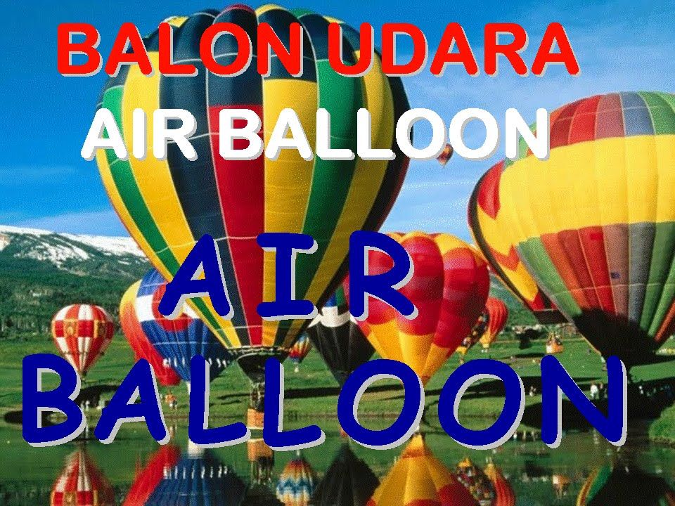 Detail Balon Udara Bahasa Inggris Nomer 12