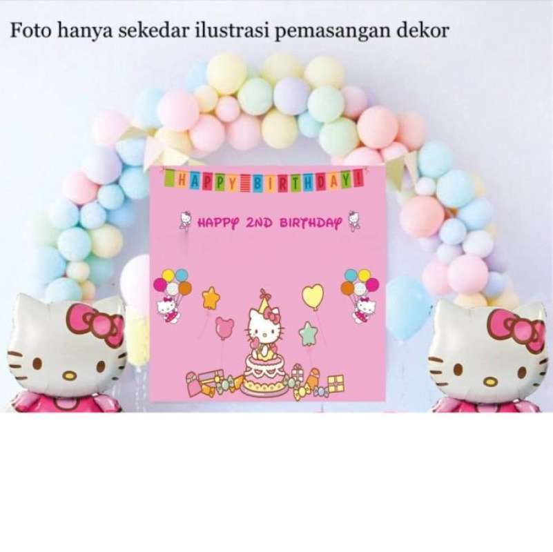 Detail Balon Ulang Tahun Hello Kitty Nomer 13