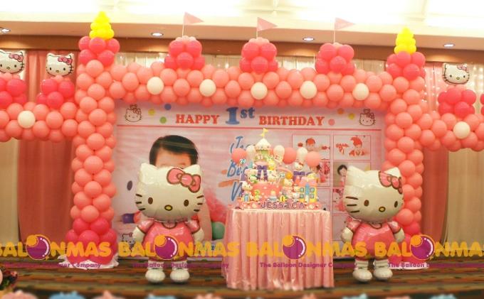 Detail Balon Ulang Tahun Hello Kitty Nomer 43