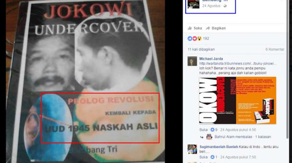 Detail Bambang Tri Penulis Buku Undercover Jokowi Nomer 44