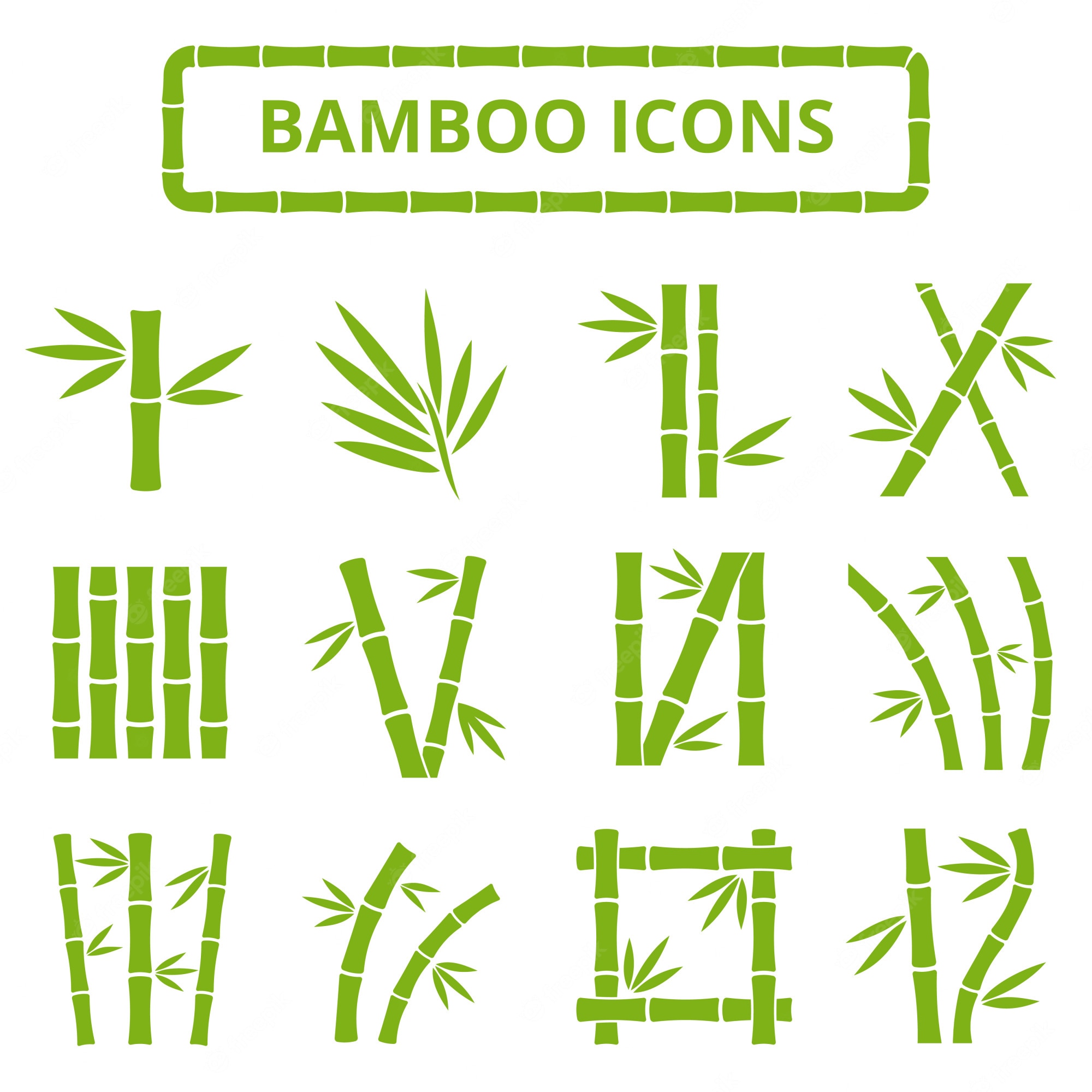 Detail Bambu Vektor Nomer 44