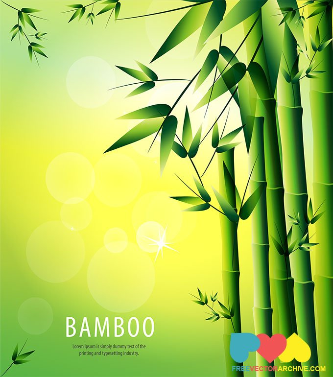 Detail Bambu Vektor Nomer 45
