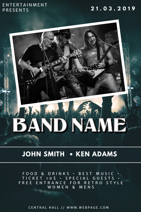 Detail Band Flyer Template Nomer 15