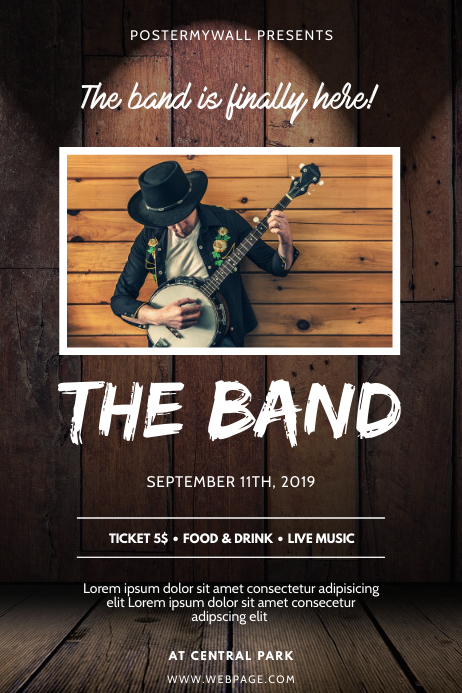 Detail Band Flyer Template Nomer 32