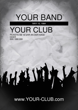 Detail Band Flyer Template Nomer 43