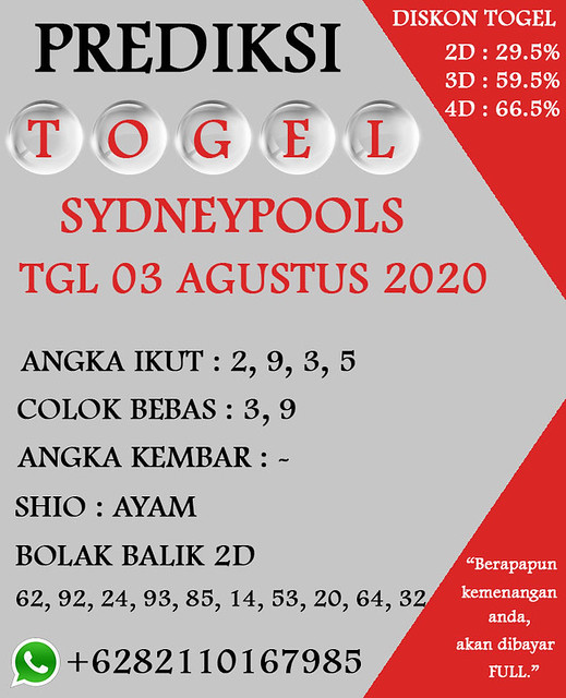 Detail Bandar Togel Angka Kembar Nomer 13