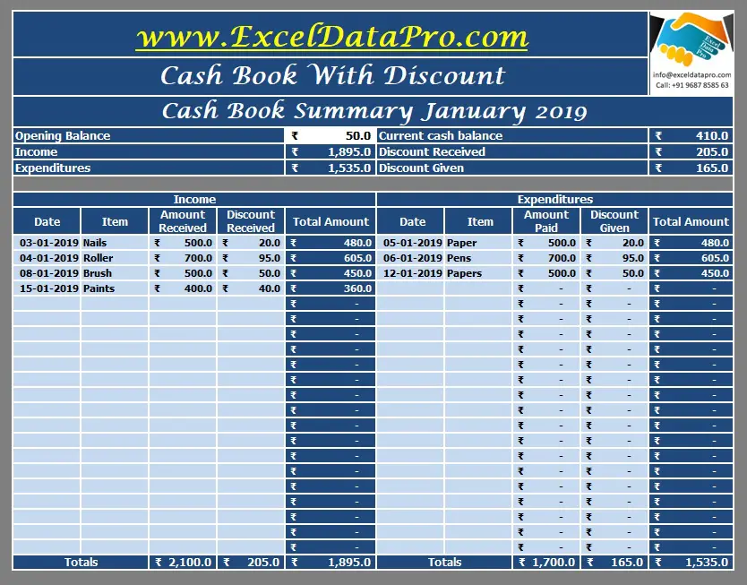 Detail Bank Book Template Nomer 6