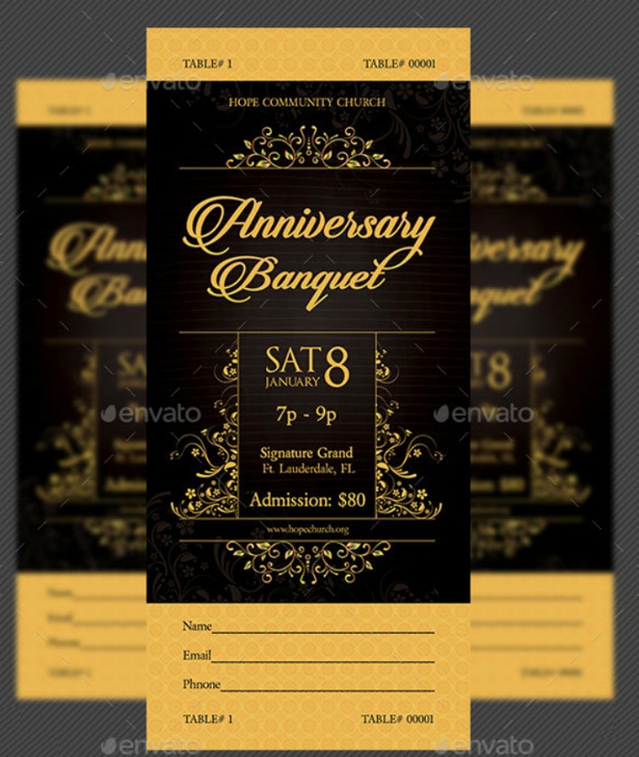 Detail Banquet Ticket Template Nomer 3