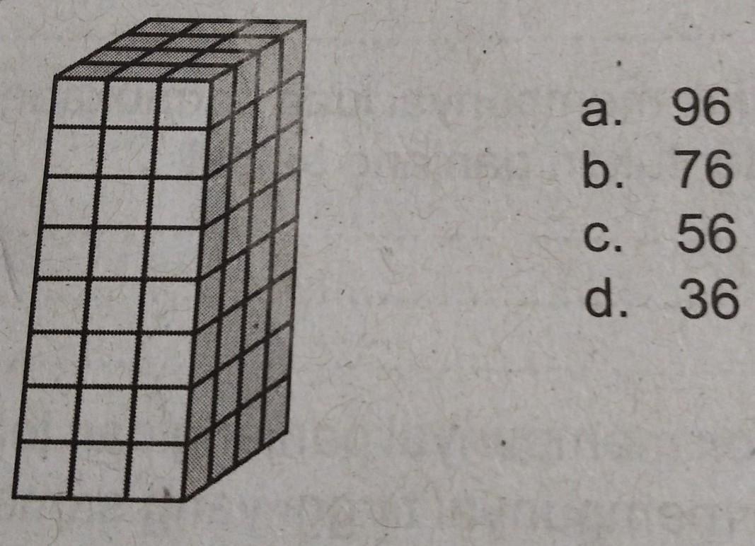 Detail Banyak Kubus Satuan Pada Gambar Adalah Nomer 5