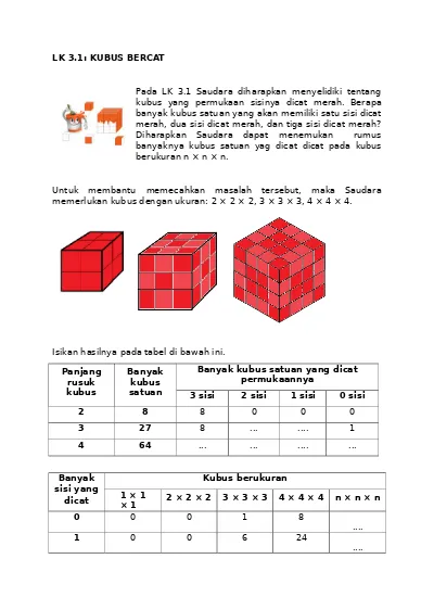 Detail Banyak Kubus Satuan Pada Gambar Adalah Nomer 41