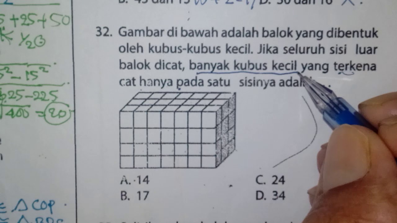 Detail Banyak Kubus Satuan Pada Gambar Adalah Nomer 9