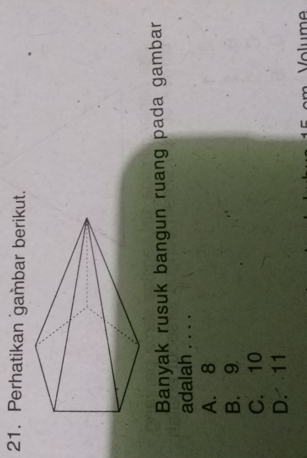 Detail Banyak Rusuk Bangun Ruang Pada Gambar Di Samping Adalah Nomer 2