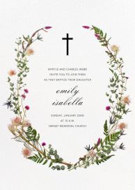 Detail Baptism Invitation Template Nomer 22