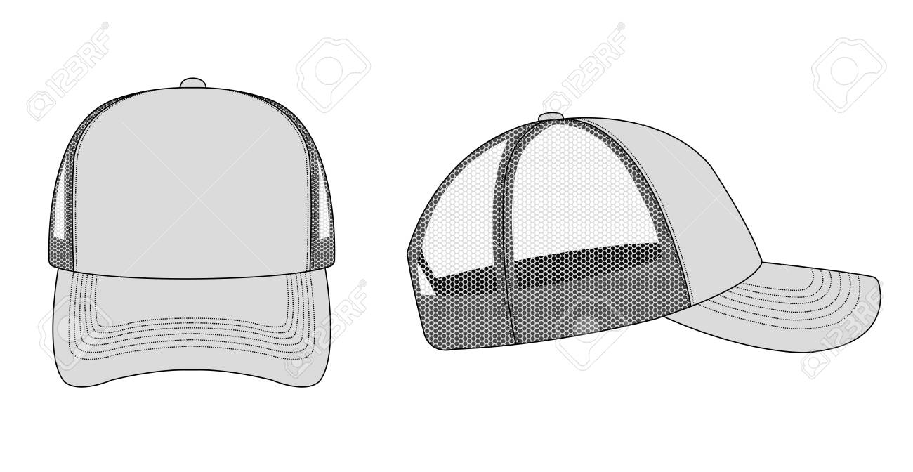 Detail Baseball Cap Template Illustrator Nomer 35