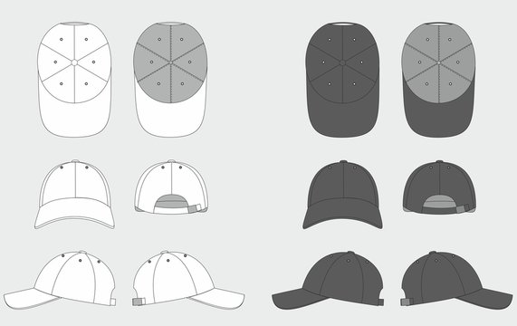 Detail Baseball Cap Template Illustrator Nomer 45