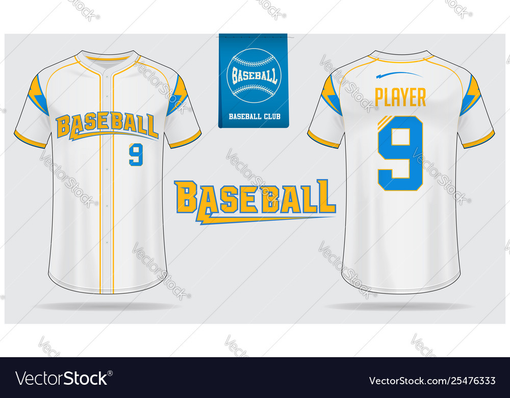 Detail Baseball Jersey Template Vector Nomer 19