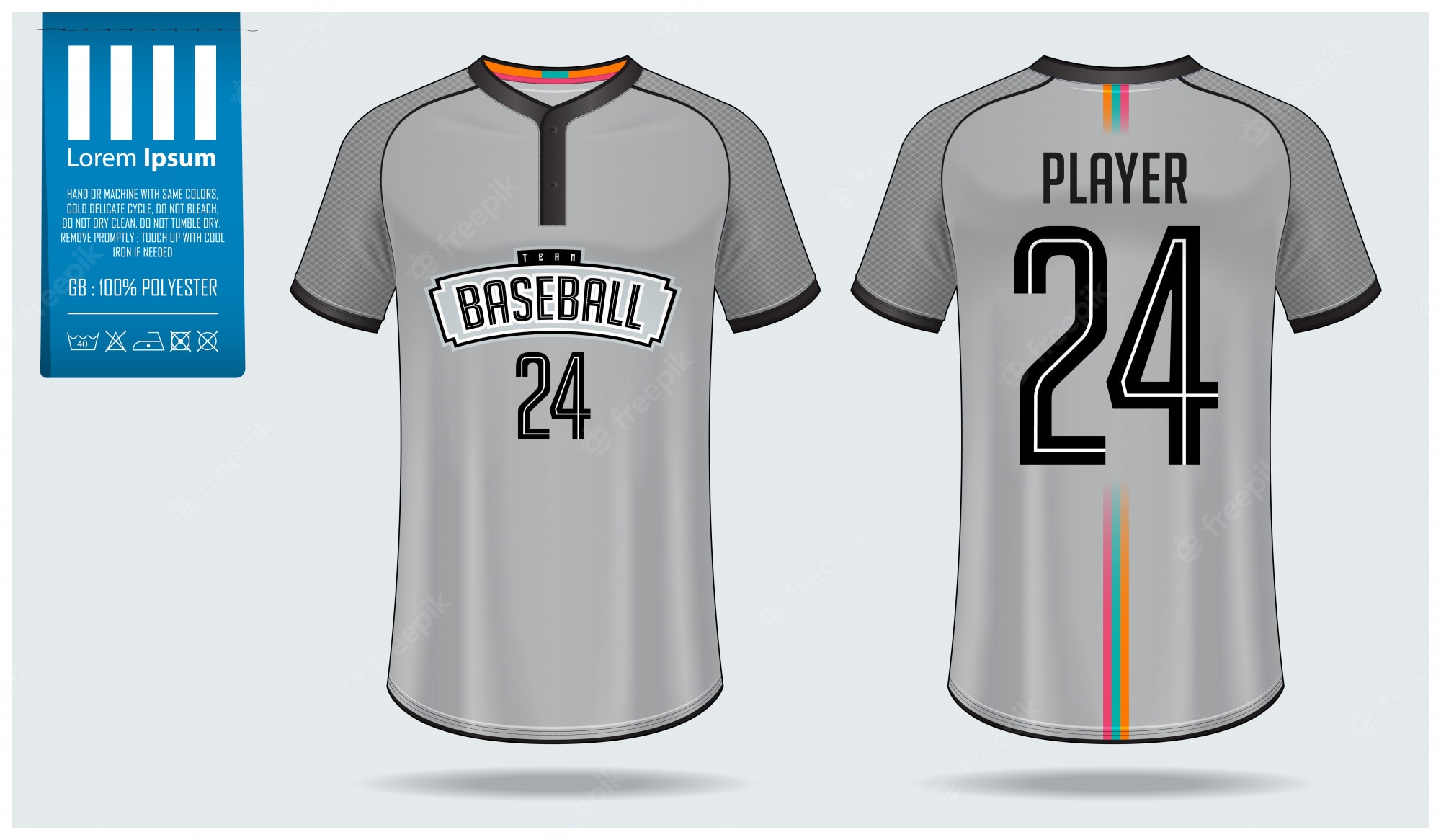 Detail Baseball Jersey Template Vector Nomer 27