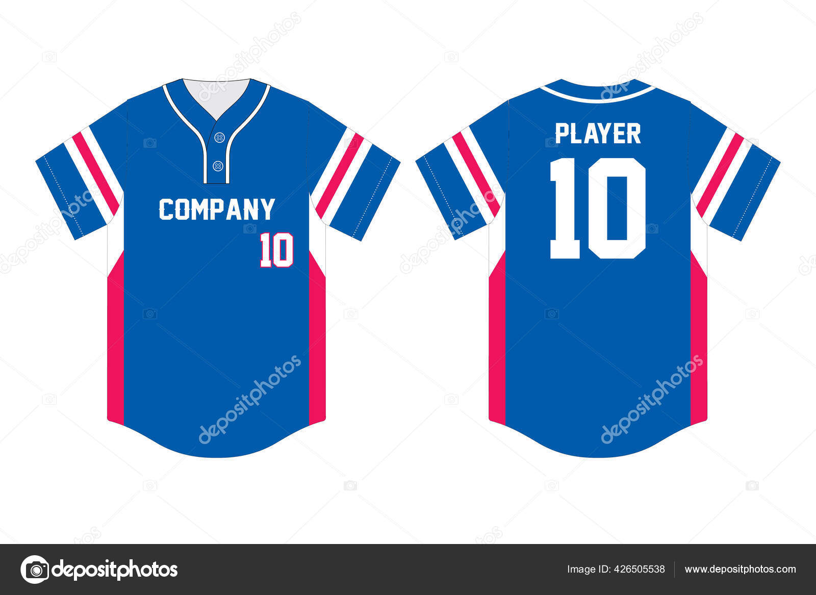 Detail Baseball Jersey Template Vector Nomer 33