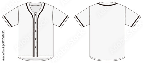 Detail Baseball Jersey Template Vector Nomer 43