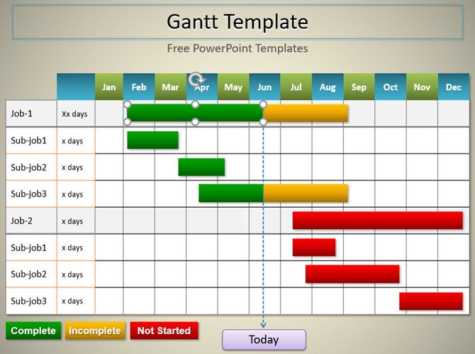 Detail Basic Gantt Chart Template Nomer 45