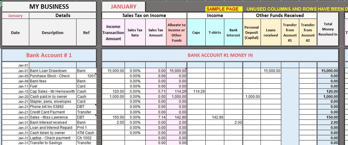 Detail Basic Spreadsheet Template Nomer 45