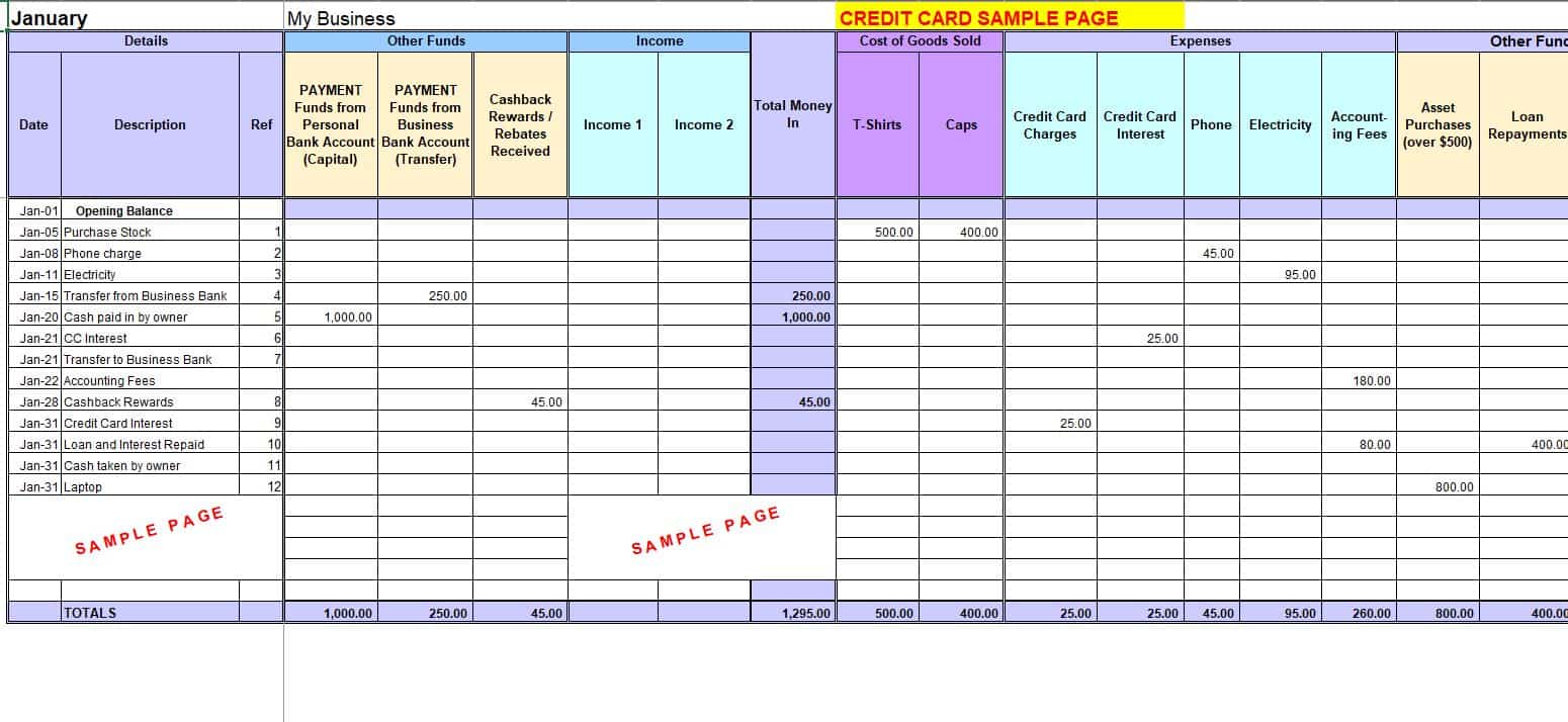 Detail Basic Spreadsheet Template Nomer 57