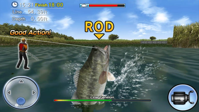 Detail Bass Fishing 3d Nomer 18