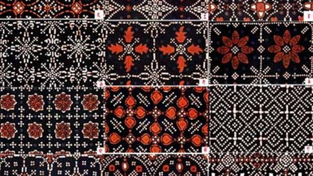 Detail Batik Surabaya Dan Penjelasannya Gambar Bunga Hitam Putih Keren Nomer 12