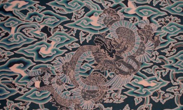 Detail Batik Surabaya Dan Penjelasannya Gambar Bunga Hitam Putih Keren Nomer 17