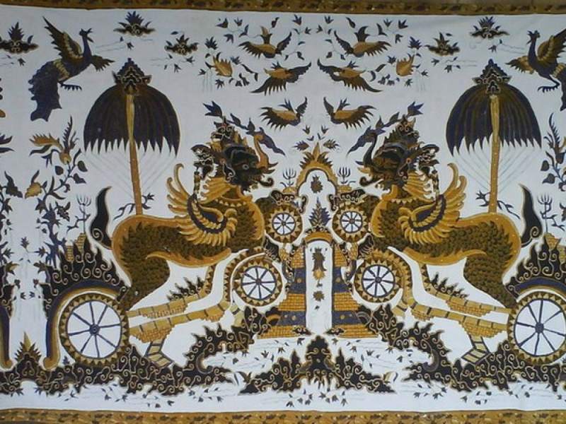 Detail Batik Surabaya Dan Penjelasannya Gambar Bunga Hitam Putih Keren Nomer 20