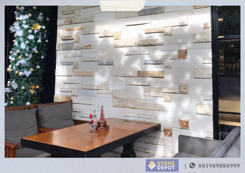 Detail Batu Alam Putih Untuk Dinding Nomer 35